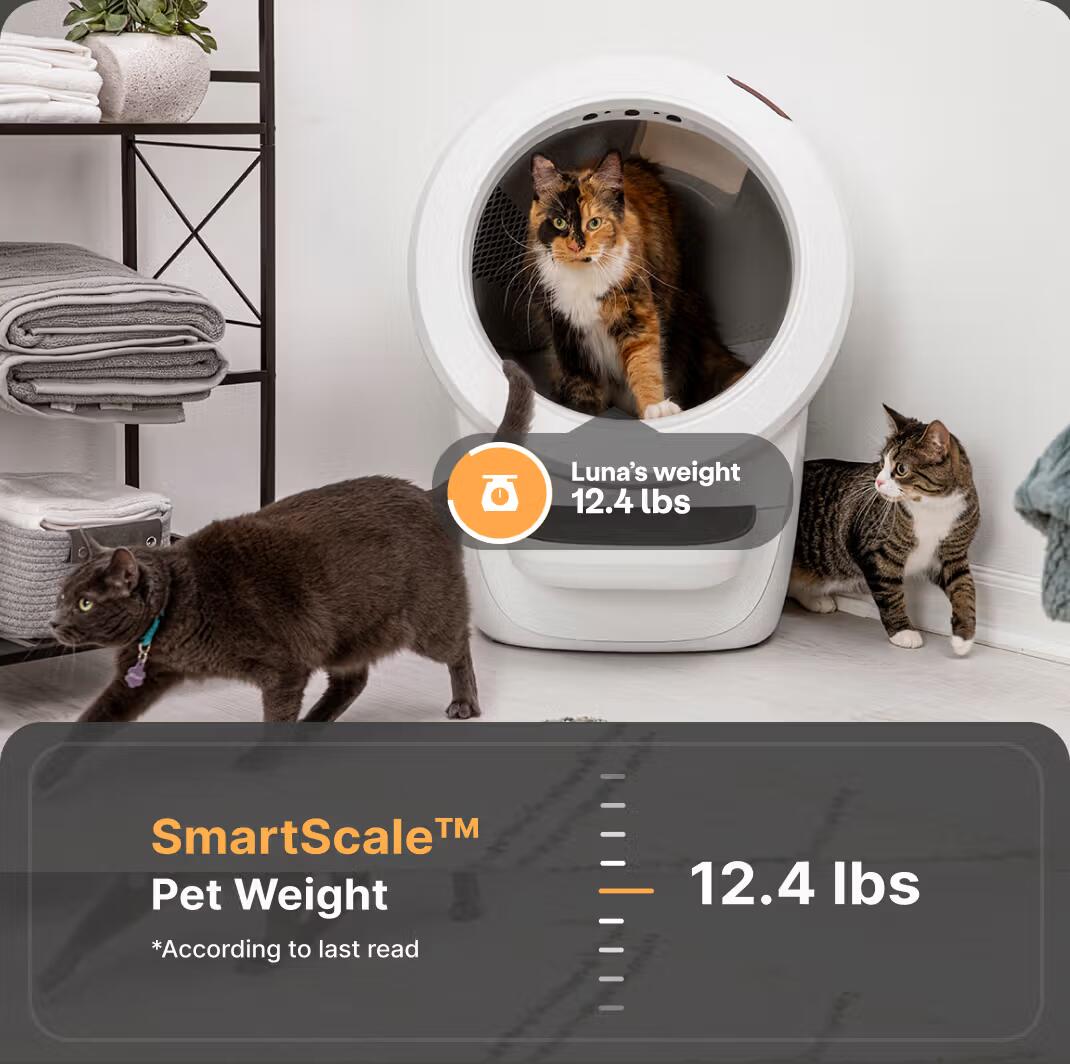 Track your cat's weight trends