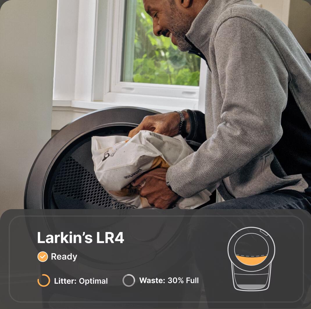 Monitor litter levels for easy upkeep